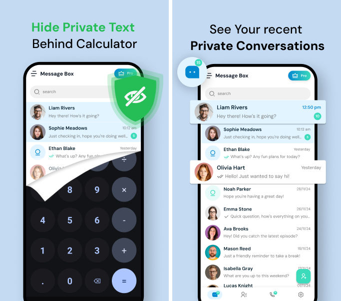 Private Message Box
